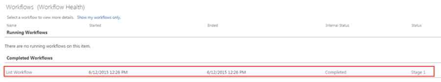 creating a list workflow